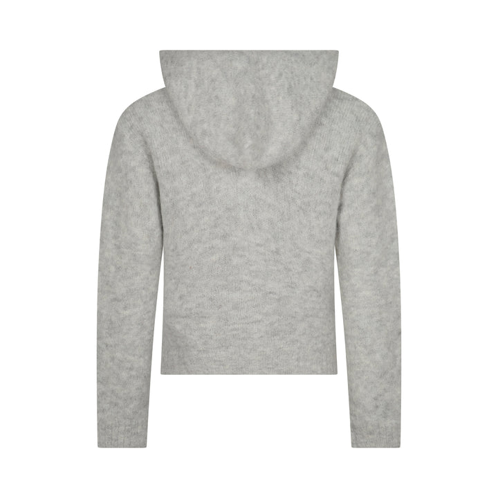 Sweat à Capuche Zippé Double - Gris Clair