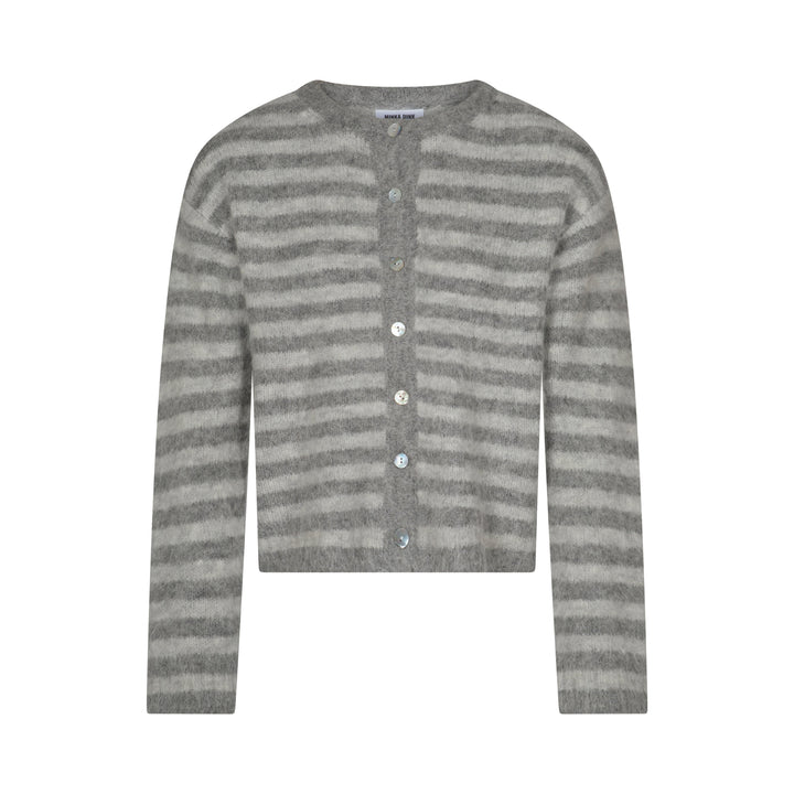 Cardigan Evie - Rayures Grises