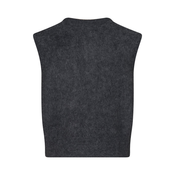 Gilet en Maille - Gris Foncé