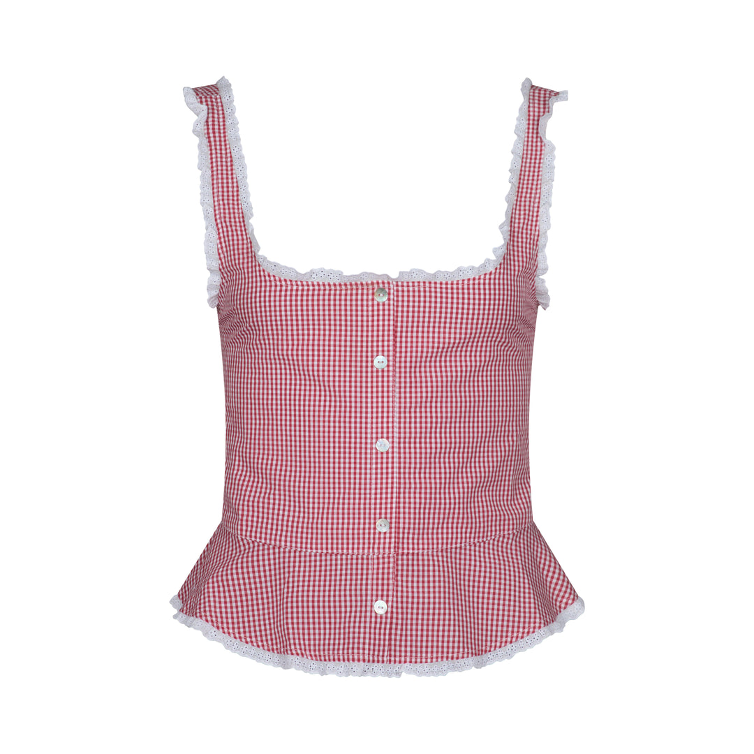 Lola Top - Rode Ruit