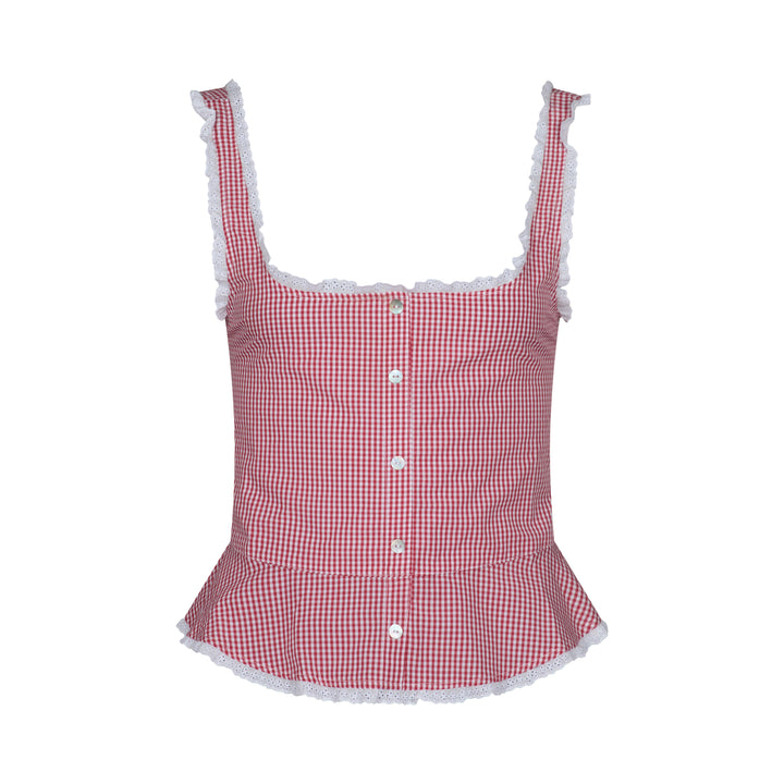 Lola Top - Rode Ruit