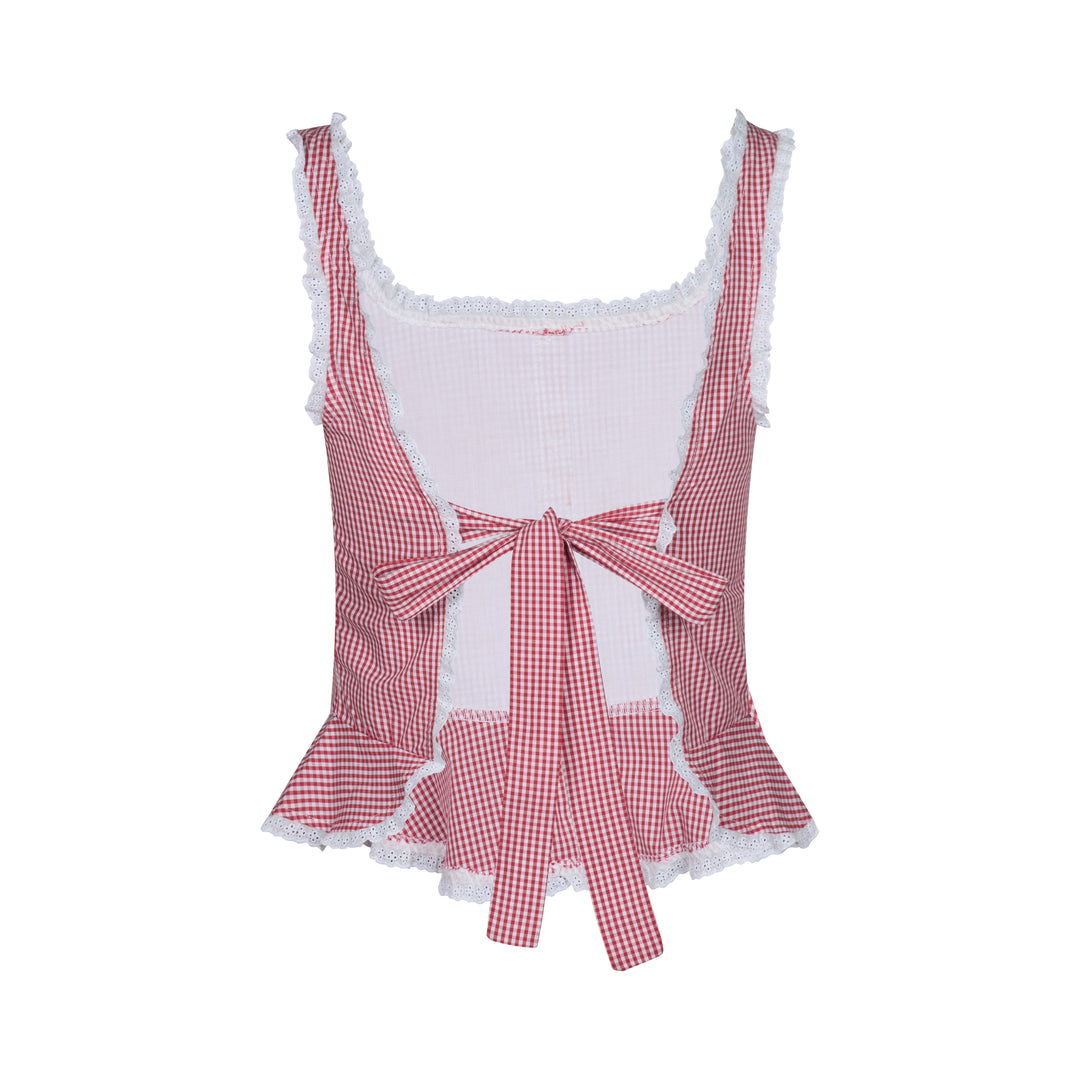 Lola Top - Rode Ruit
