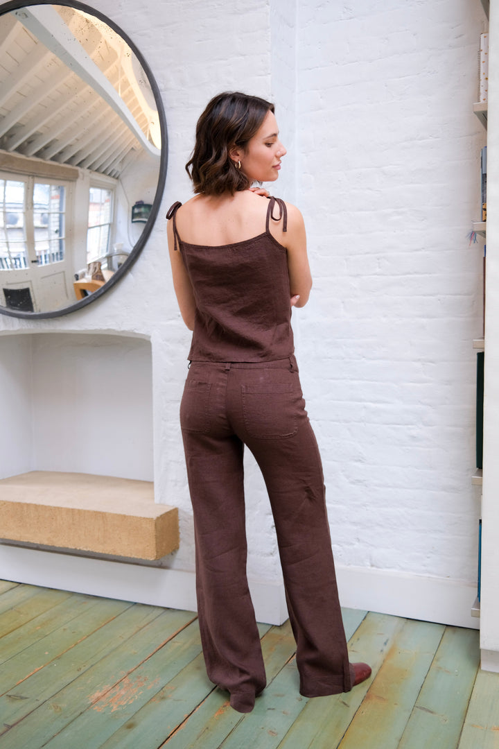 Arla Top - Bruin