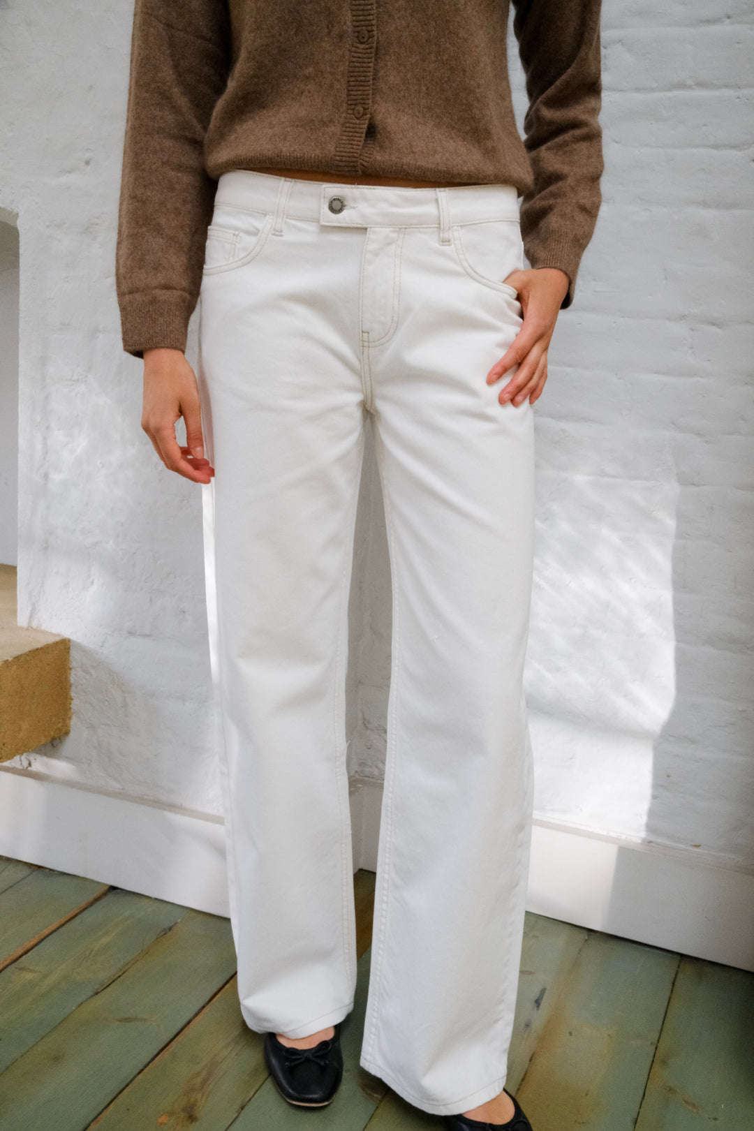 Jean Nina - Blanc & Marron