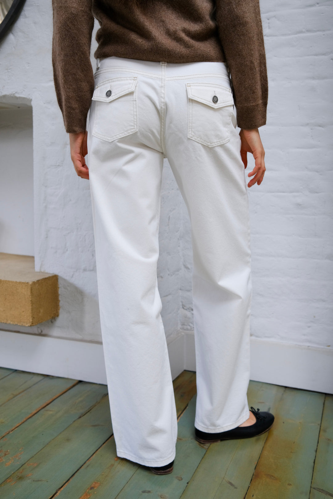 Jean Nina - Blanc & Marron
