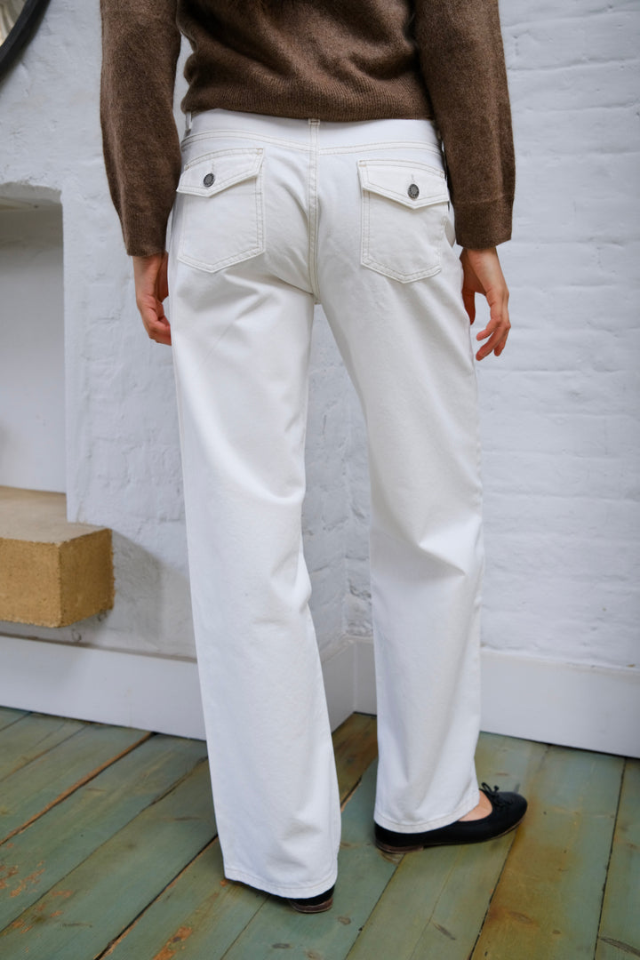 Jean Nina - Blanc & Marron
