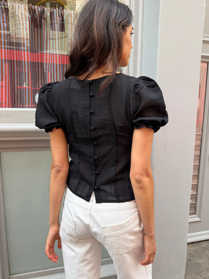 Ida Blouse - Zwart