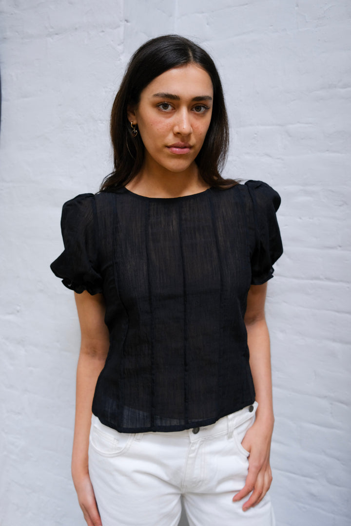 Ida Blouse - Zwart