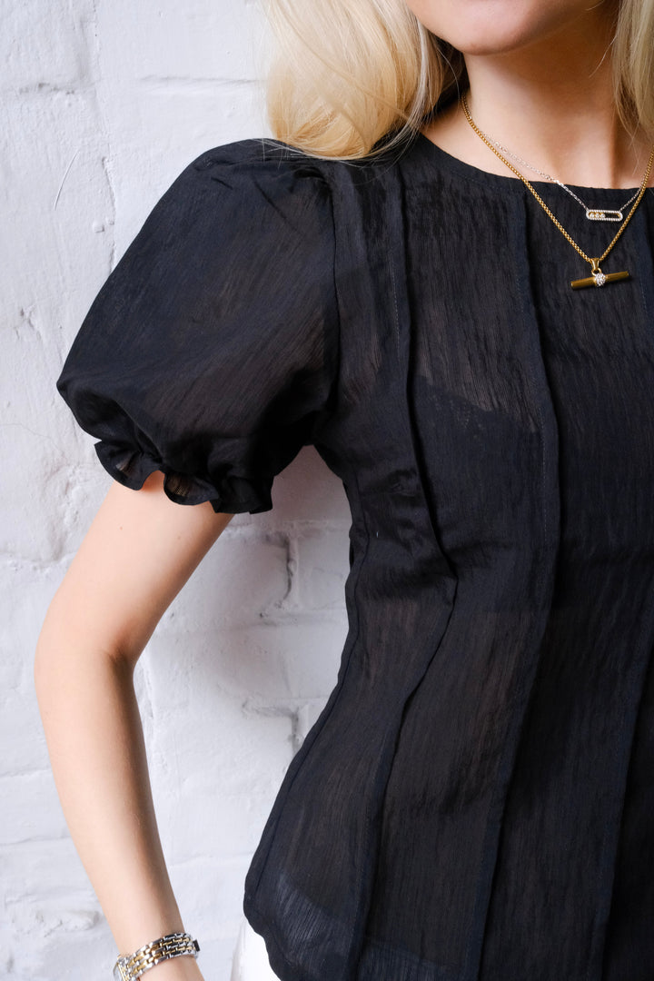 Ida Blouse - Zwart