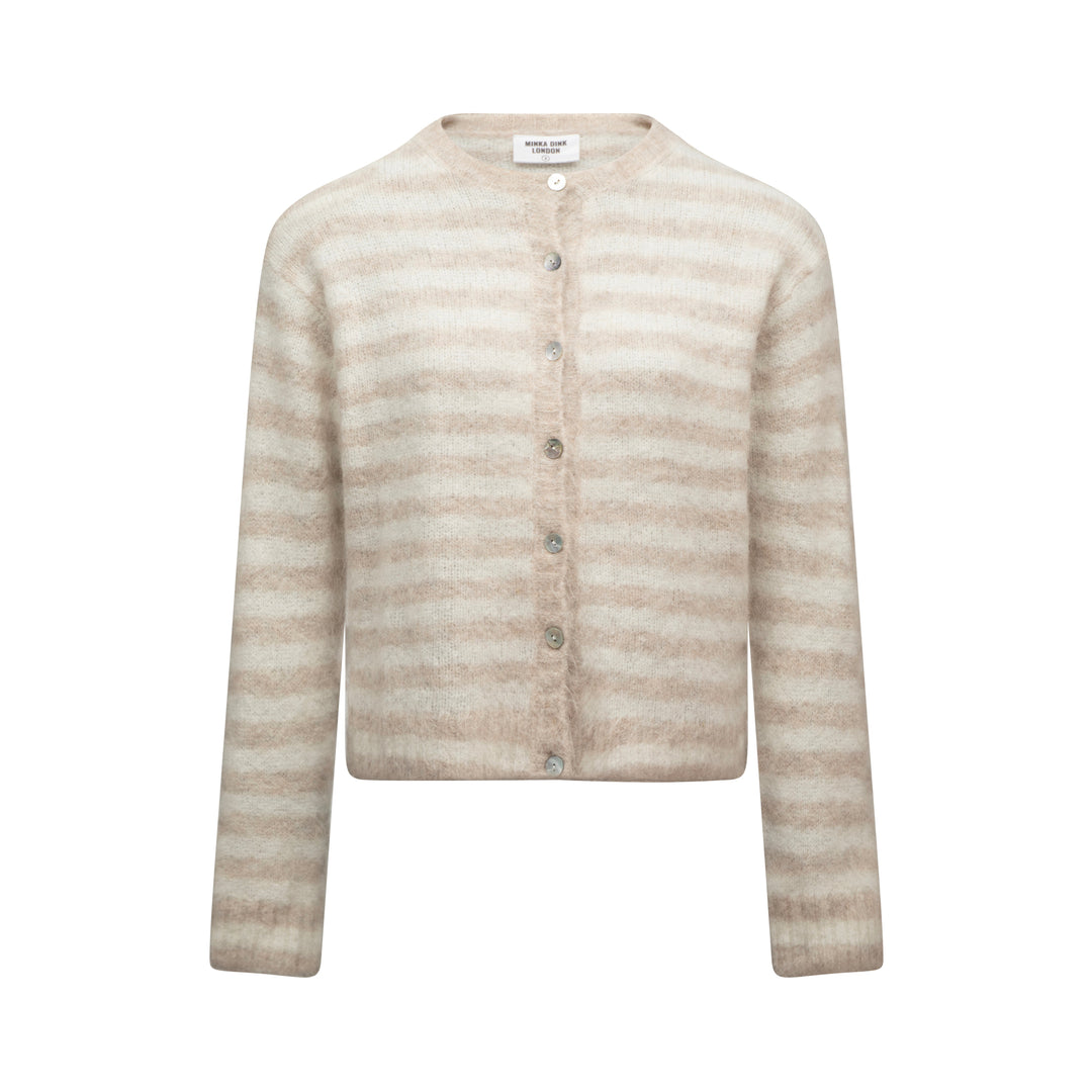 Evie Vest - Beige Streep