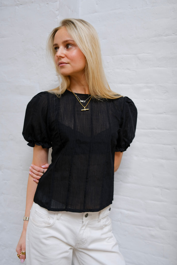 Ida Blouse - Zwart