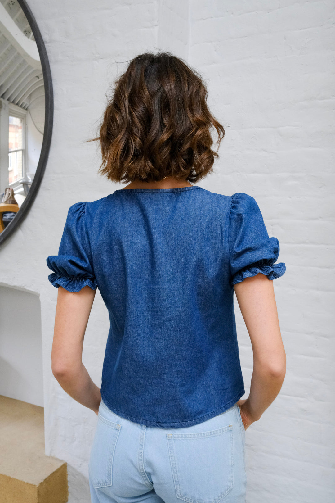 Perdie Blouse - Indigo