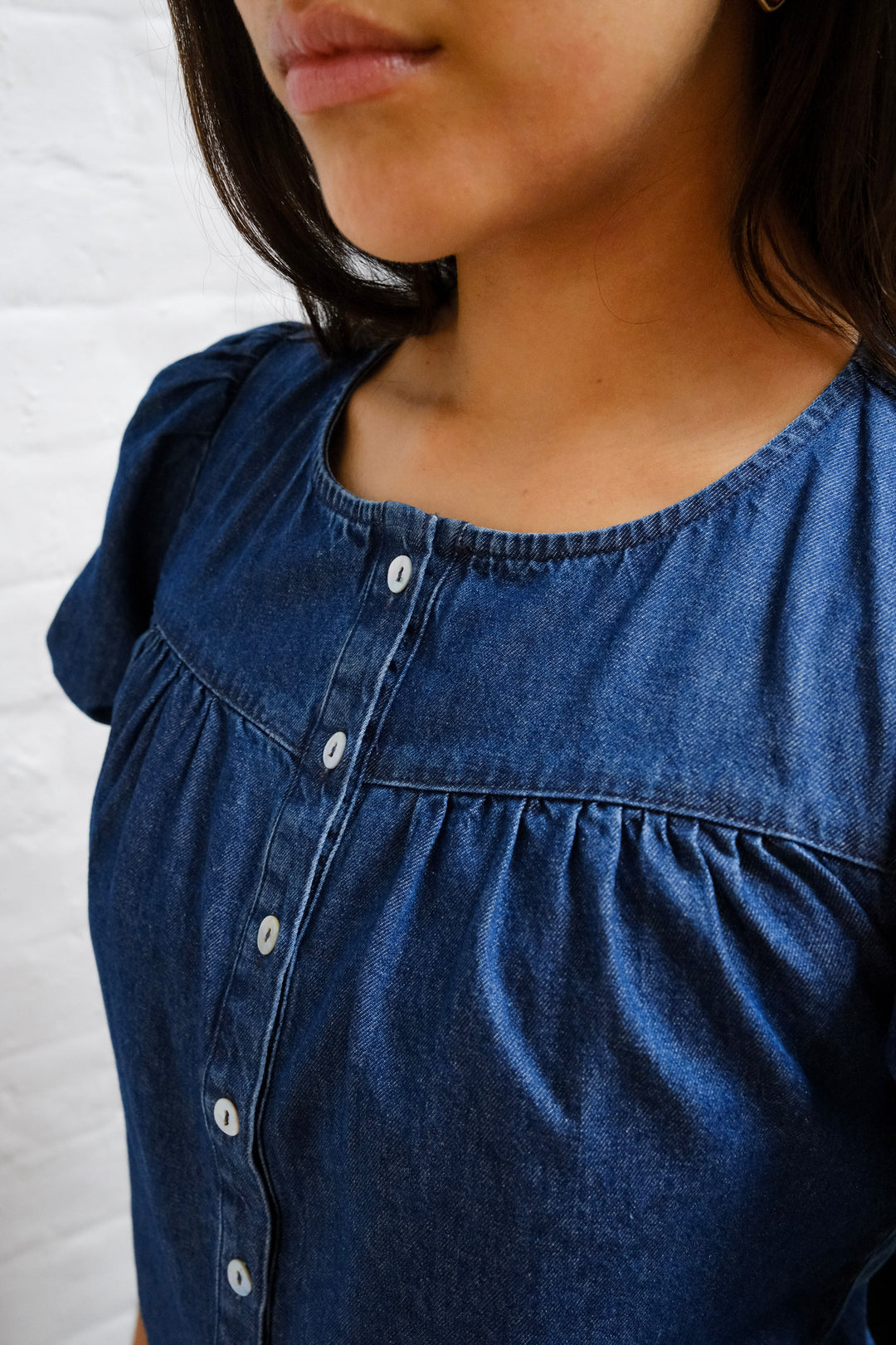Perdie Blouse - Indigo