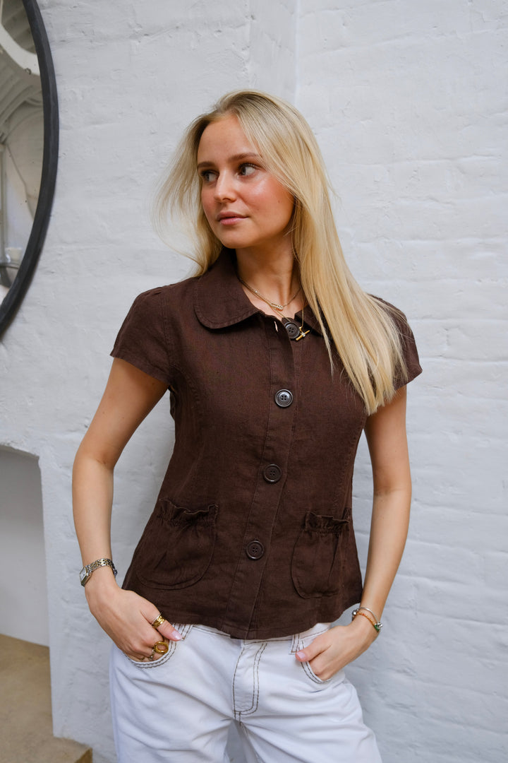 Margot Top - Bruin