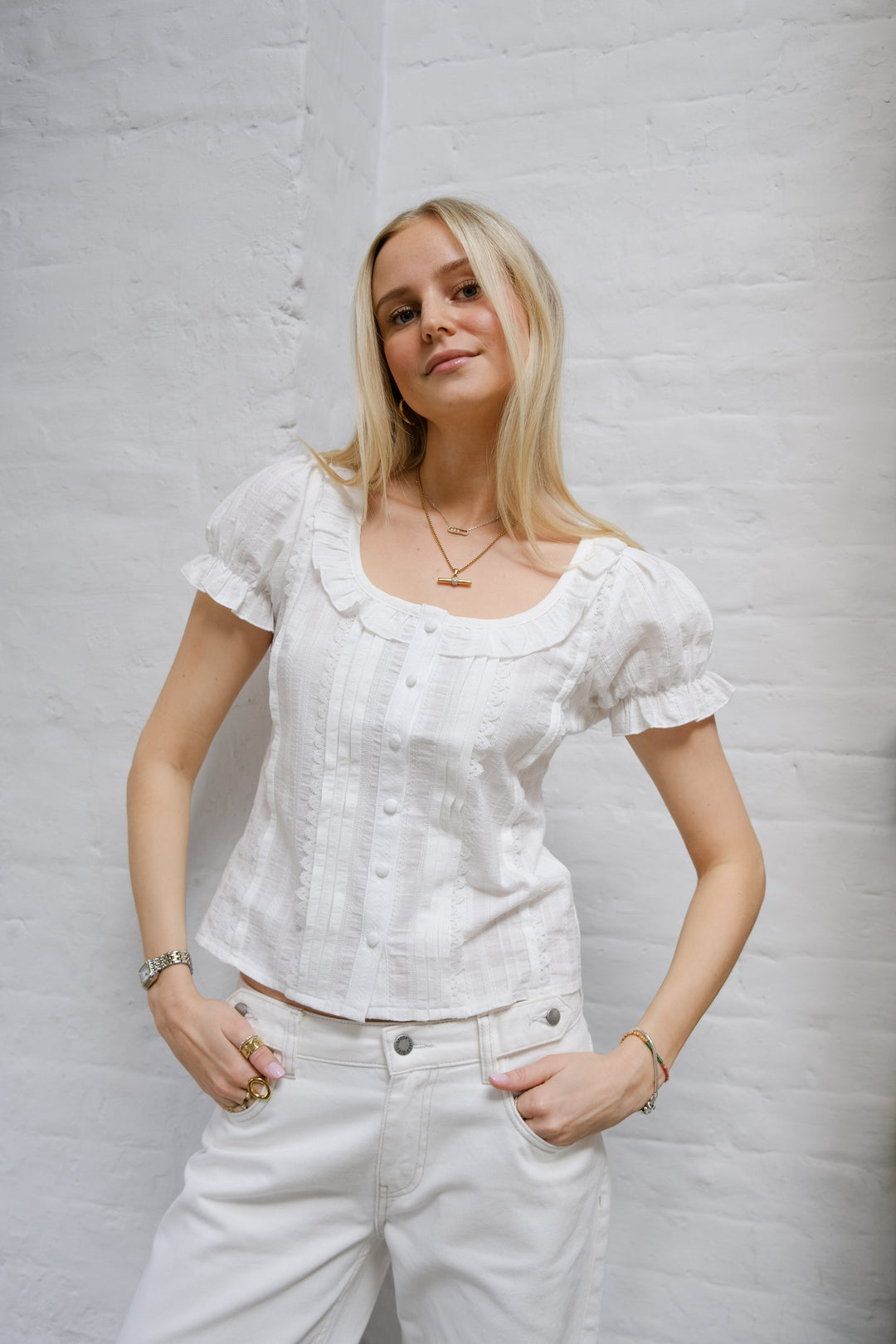 Ines Blouse - Wit