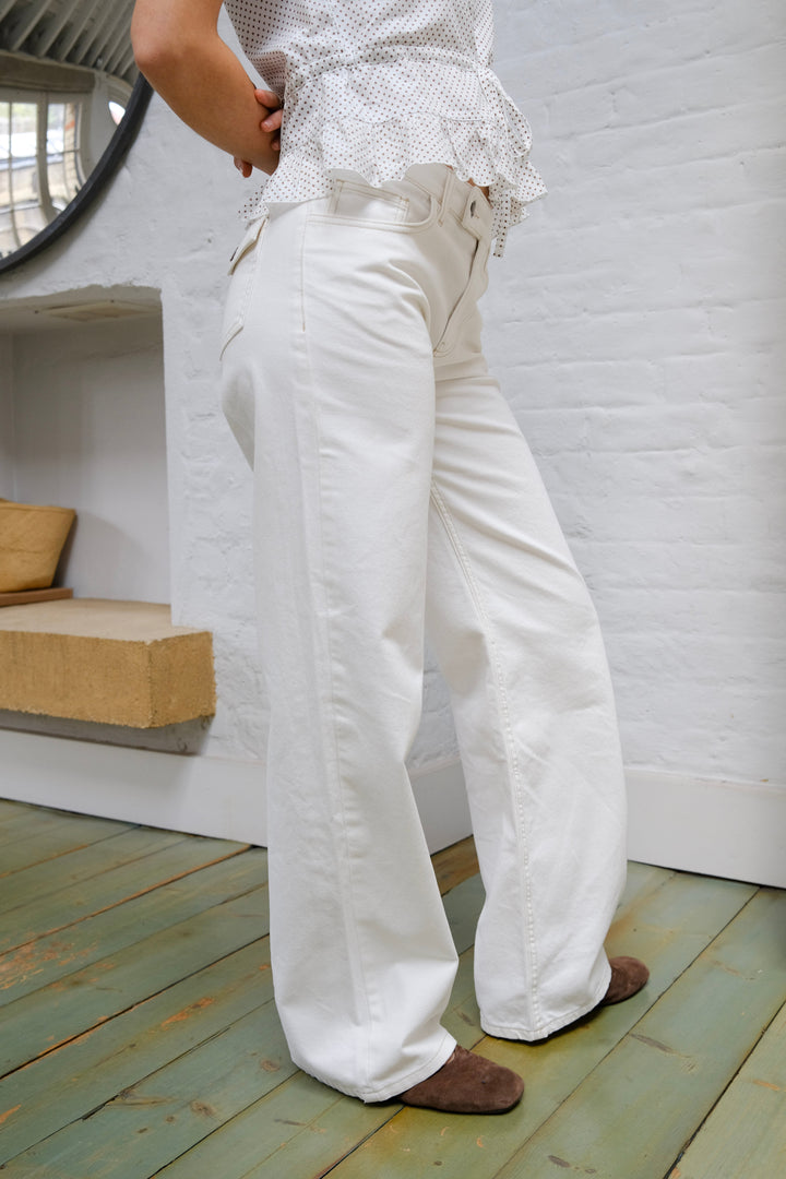 Jean Nina - Blanc & Marron