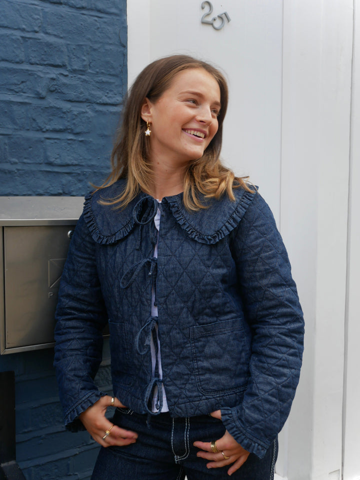 Spijkerjas met Quilting