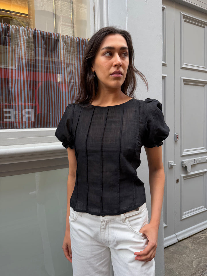 Ida Blouse - Zwart