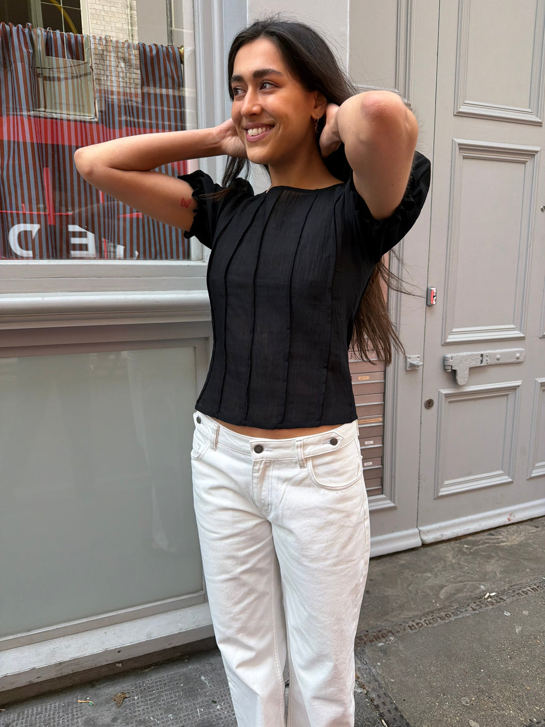 Ida Blouse - Zwart