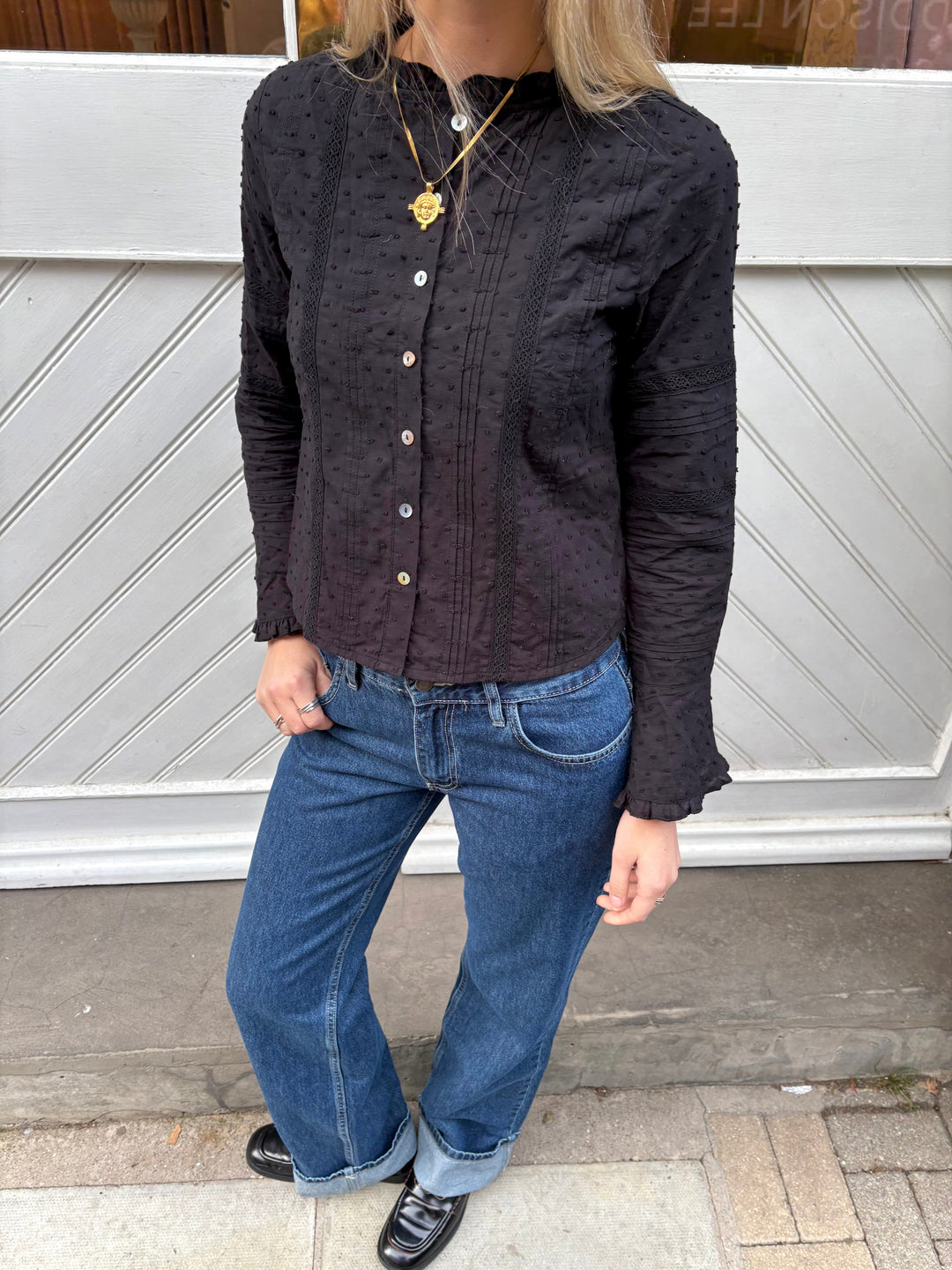 Callie Blouse - Zwart