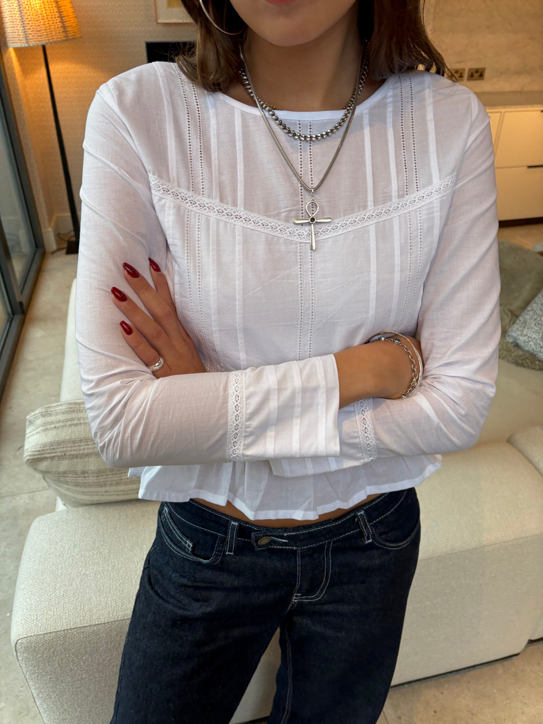 Mina Blouse - Wit