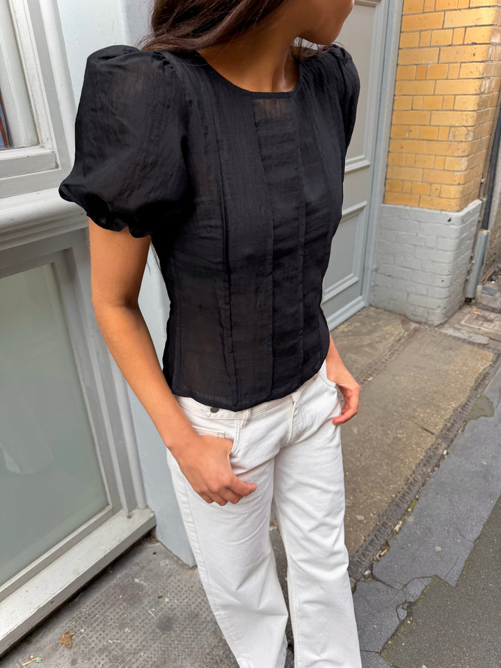 Ida Blouse - Zwart