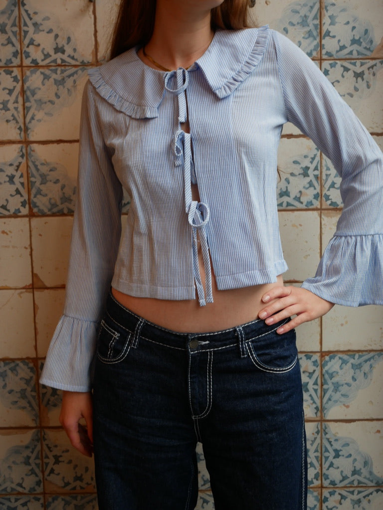 Sadie Shirt - Babyblauw