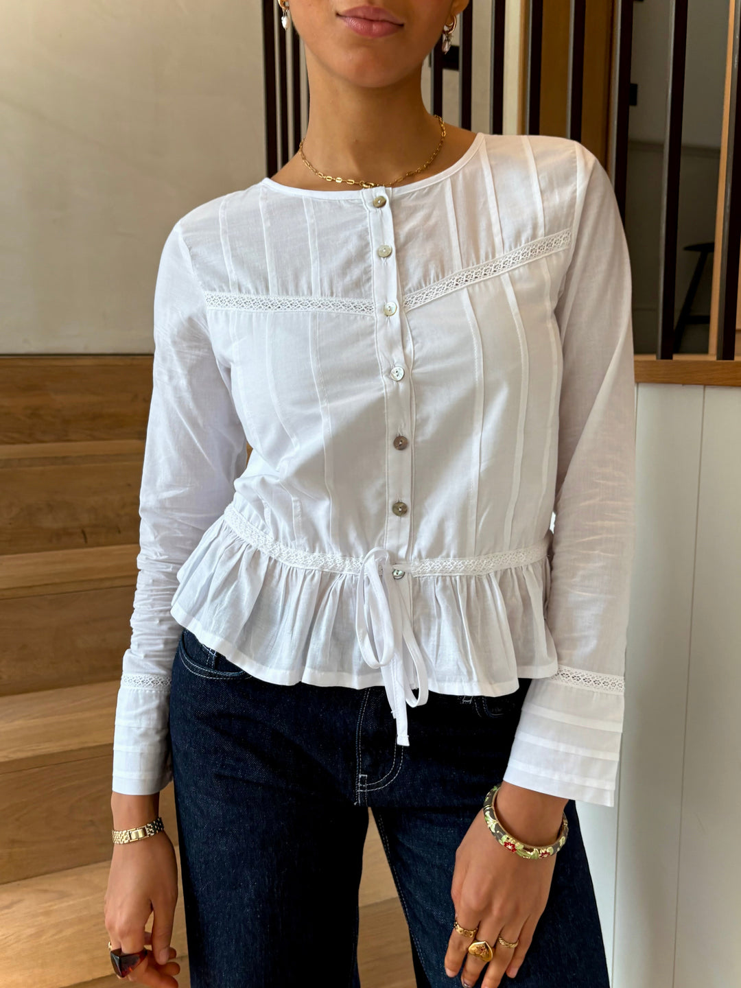 Mina Blouse - Wit