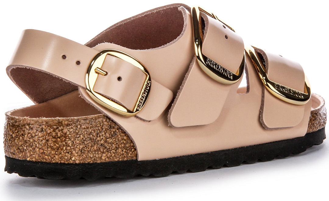 Birkenstock Milano-sandaler | Beige äkta läder för kvinnor