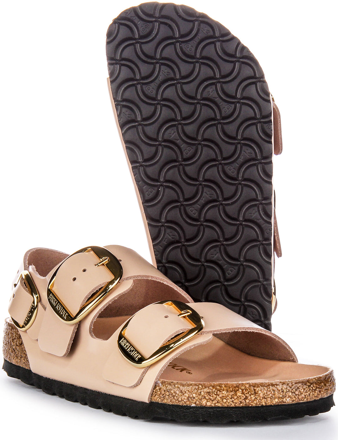 Birkenstock Milano-sandaler | Beige äkta läder för kvinnor