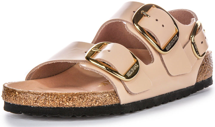 Birkenstock Milano-sandaler | Beige äkta läder för kvinnor
