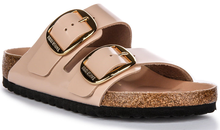 Birkenstock Arizona-sandalen | beige echt leer - Big Buckle voor dames