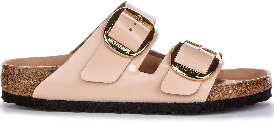 Birkenstock Arizona-sandalen | beige echt leer - Big Buckle voor dames