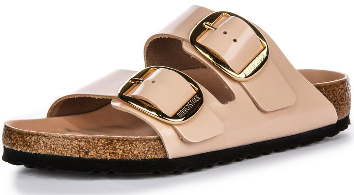 Birkenstock Arizona-sandalen | beige echt leer - Big Buckle voor dames