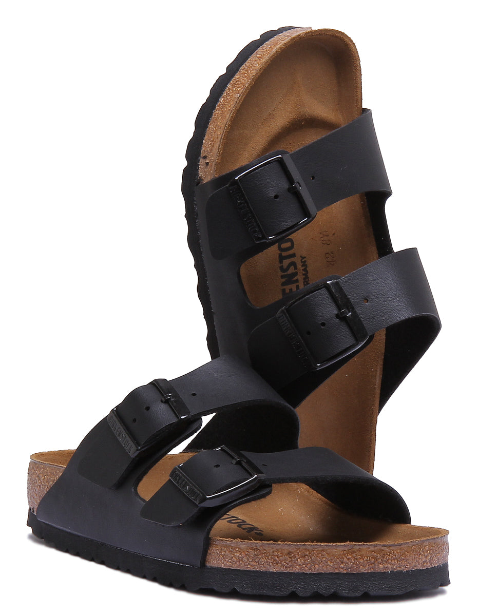 Birkenstock Arizona-sandaler | Svart Birko-Flor för män och kvinnor