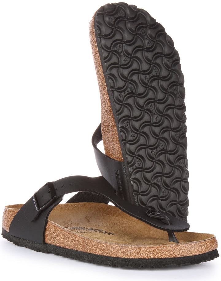 Sandales Birkenstock Gizeh | Birko-Flor noir pour femme