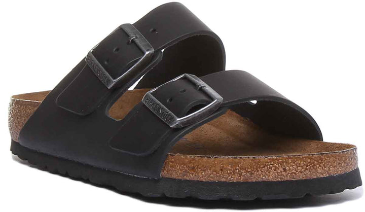 Birkenstock Arizona-sandaler | Svart äkta läder för kvinnor