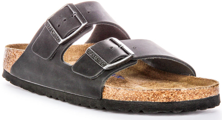 Birkenstock Arizona-sandaler | Svart äkta läder för kvinnor