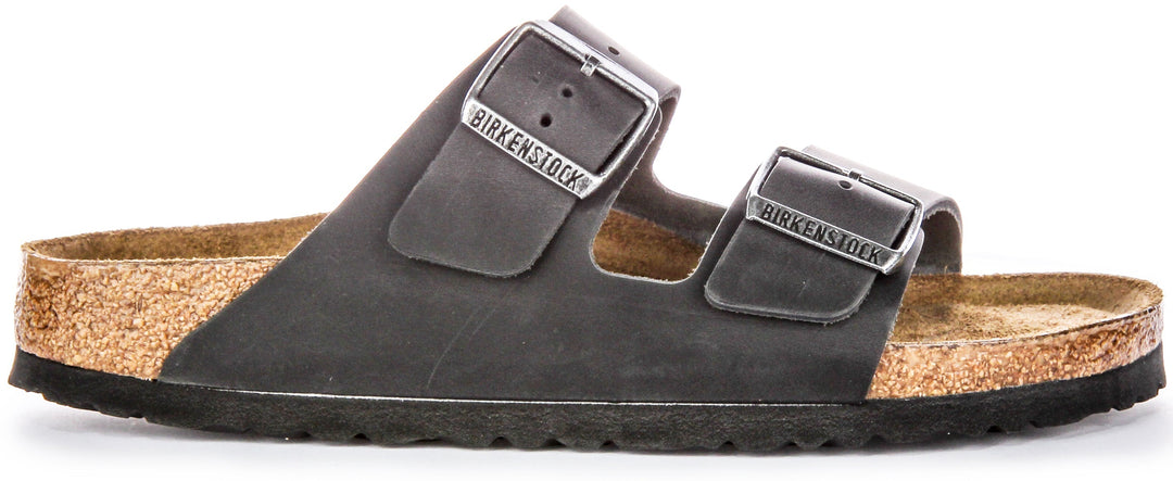 Birkenstock Arizona-sandaler | Svart äkta läder för kvinnor