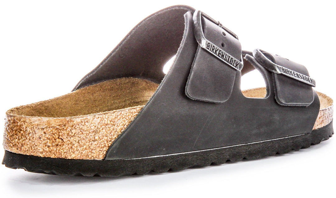 Birkenstock Arizona-sandaler | Svart äkta läder för kvinnor