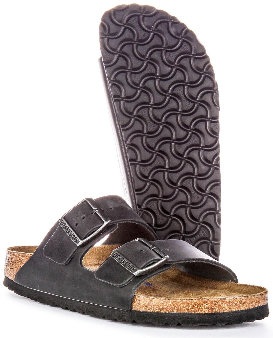Birkenstock Arizona-sandaler | Svart äkta läder för kvinnor