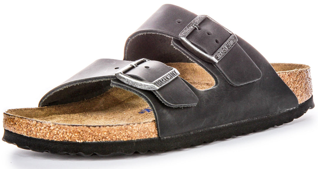 Birkenstock Arizona-sandaler | Svart äkta läder för kvinnor