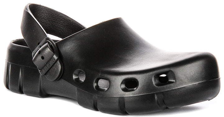 Birkenstock Birki Flow-träskor | svart EVA för kvinnor – normal passform