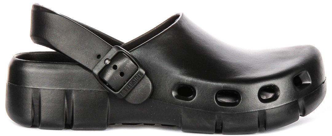 Birkenstock Birki Flow-träskor | svart EVA för kvinnor – normal passform
