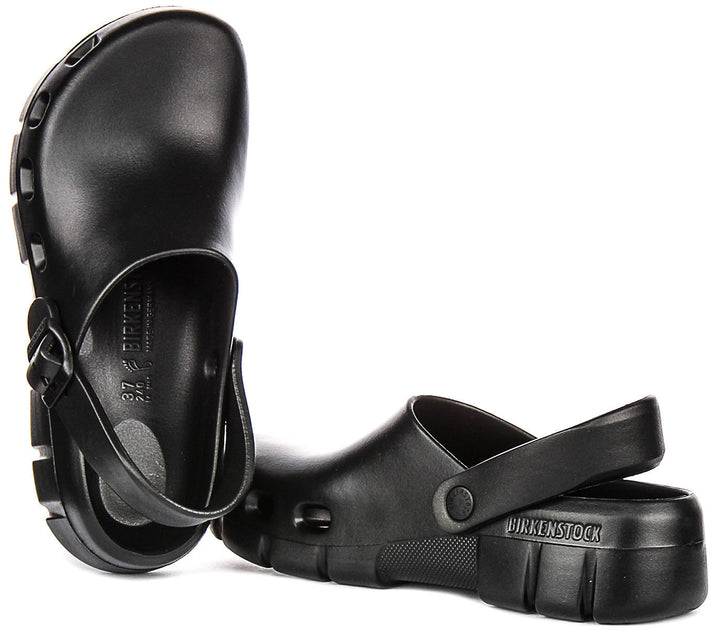 Birkenstock Birki Flow-träskor | svart EVA för kvinnor – normal passform