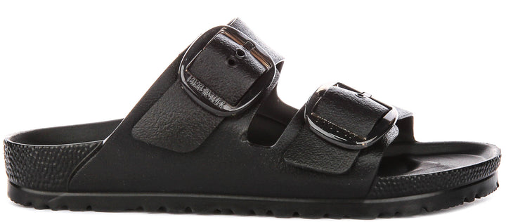 Birkenstock Arizona-sandalen | zwart EVA – Big Buckle voor dames – smalle pasvorm