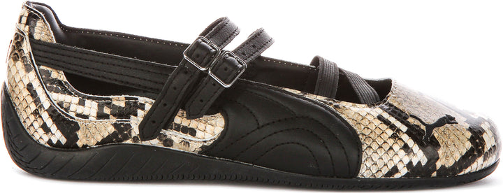 Puma SC Ballet Snake i svart och beige för kvinnor