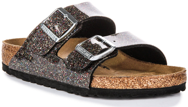 Birkenstock Arizona-sandaler | Svart Birko-Flor – flerfärgad för barn