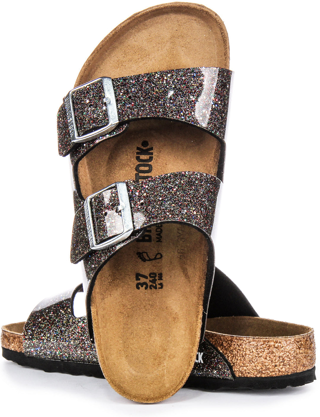 Birkenstock Arizona-sandaler | Svart Birko-Flor – flerfärgad för barn
