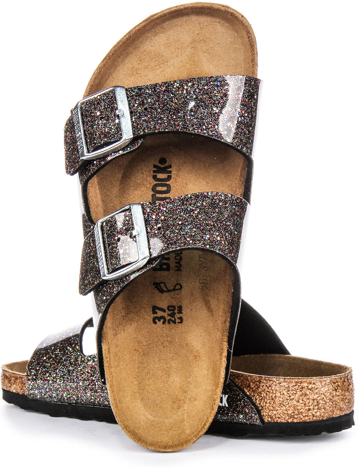 Birkenstock Arizona-sandaler | Svart Birko-Flor – flerfärgad för barn